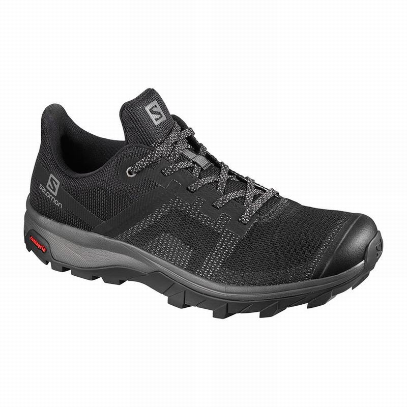 Salomon Israel OUTLINE PRISM - Womens Hiking Shoes - Black (EHYD-12678)